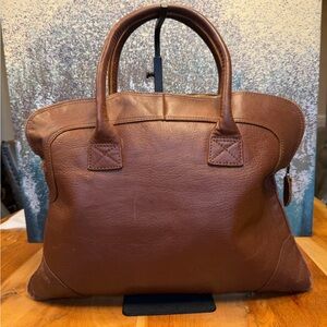 Leather Minimalist Vintage 1990’s Document Bag made in Columbia